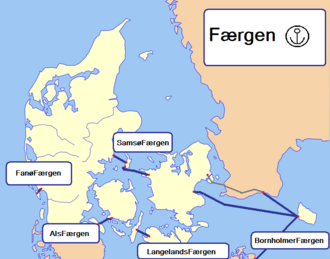 DANSKE FÆRGER A/S logo